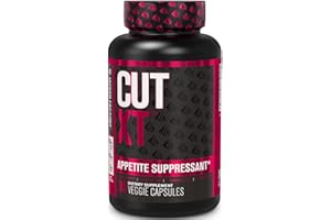 JACKED FACTORY Appetite Suppressant for Weight Loss CUT-XT | Stimulant-Free / Caffeine Free Hunger Control Diet Pills | Premium Ingredients Saffron Extract & 5-HTP - Keto Friendly - 30 Natural Veggie Pills