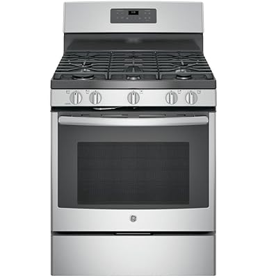 GE JGB660SEJSS Sealed Burner Gas Range with Stainless Steel