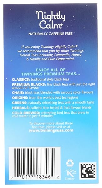 TWININGS HERBAL BEDTIME BLEND TEA 20 BAG –