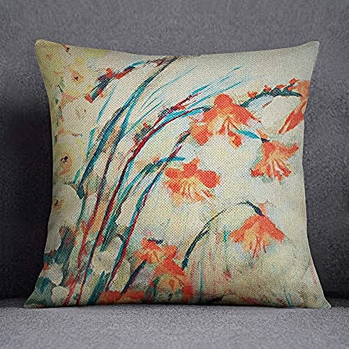 Bonamaison Housses de Coussin, Polyester, Multicolore, 45X45 Cm