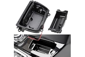 Goodithy Front Center Console Ashtray Box Cover with Liner Case Assembly Replacement Compatible with BMW 5 Series F10 F11 520 523 525 528 530 535 550 51169206347