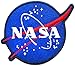 CityDreamShop NASA Logo Patch (1pc, Round, Embroidered, Blue, 4.25