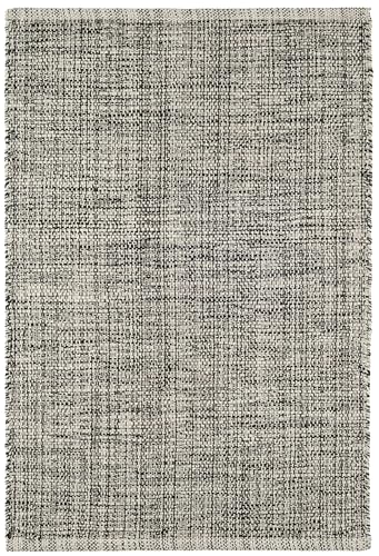 Dash & Albert Marled Black Geometric Handwoven Rug, 4'x6' at Amazon