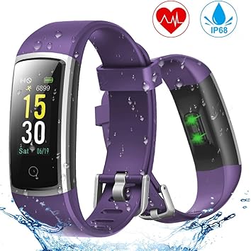 YONMIG Pulsera de Actividad, Pulsera Inteligente Impermeable IP68 ...