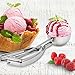 Jenaluca Extra Large Ice Cream Scoop - 18/8 Stainless Steel - Extra Large Scoop with Gift Bag - #12 - ⅓ cup portion scooper