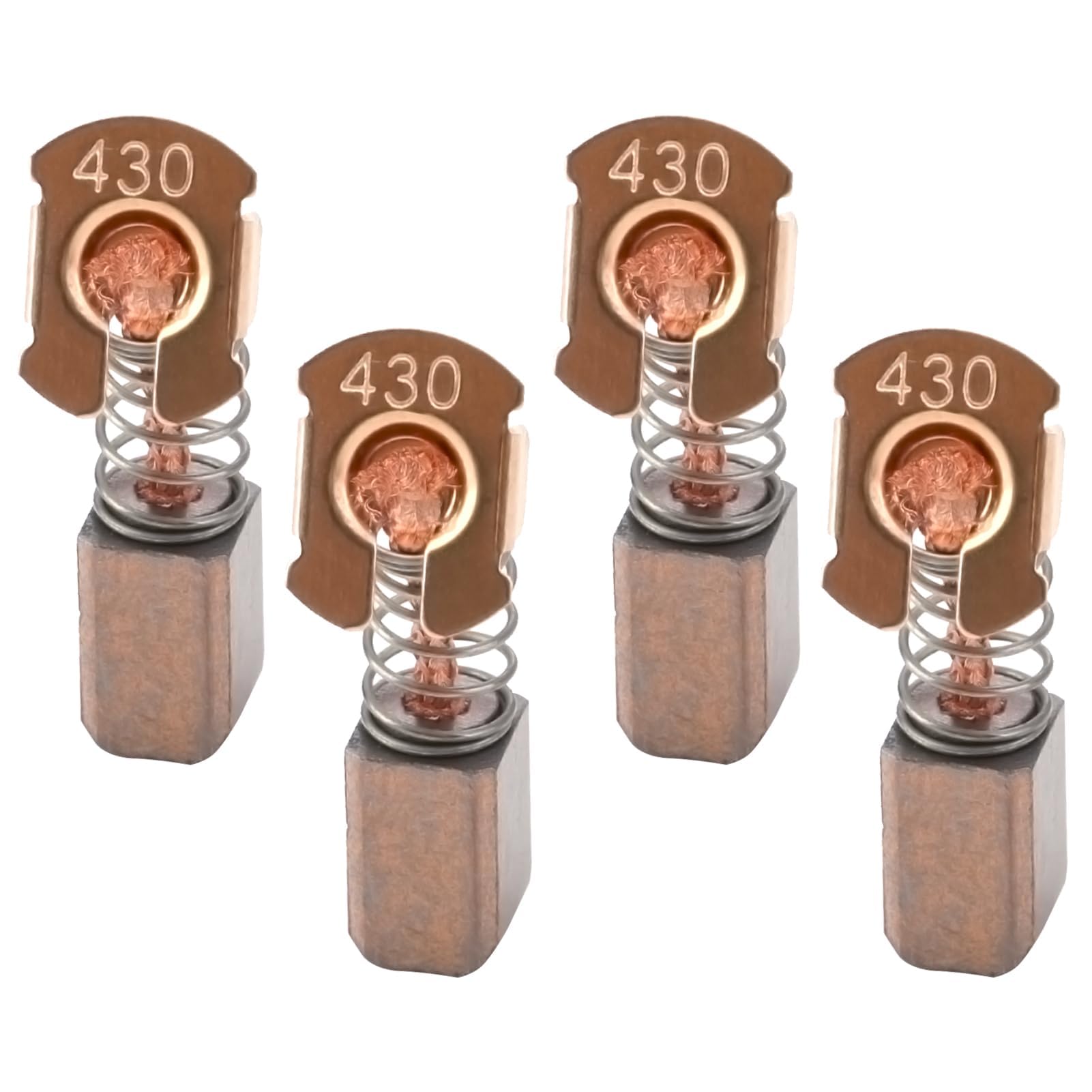 4PCS CB430 Carbon Brushes for Makita 18V LXT Angle Grinder BHR200 BGA450 BGA452 DGA452 191971-3 Replacement Motor Brushes Cordless Tool With Brush Holder