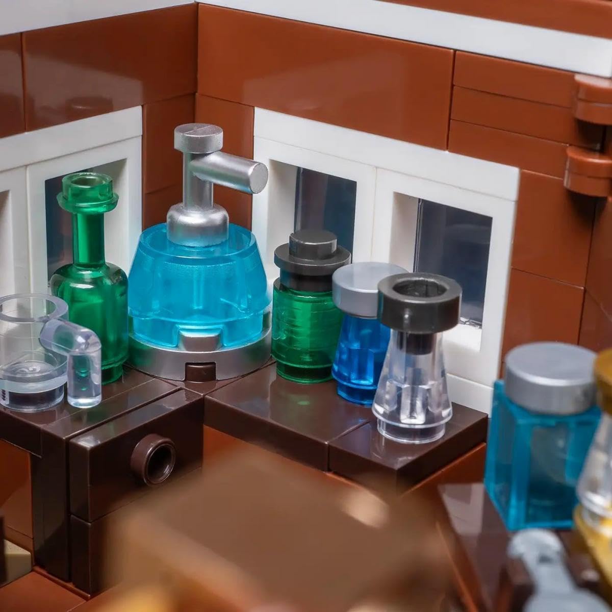 BlueBrixx Pro 108075 – Kraftwerk des Astronomen, 5350 Klemmbausteine, Astronomen Set, Geschenk für Architektur Fans, Standardsteine, Bausteine der Astronomen-Serie 9