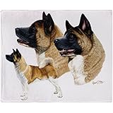 CafePressAkita Multi Throw Blanket Super Soft Fleece Plush Throw Blanket, 60"x50"