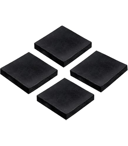 Amazon.com: 4 Pack of Anti Vibration Pads 4" x 4" x 3/8" All Rubber Vibration isolation pads : Industrial & Scientific Amazon.com: 4 Pack of Anti Vibration Pads 4" x 4" x 3/8" All Rubber Vibration isolation pads : Industrial & Scientific