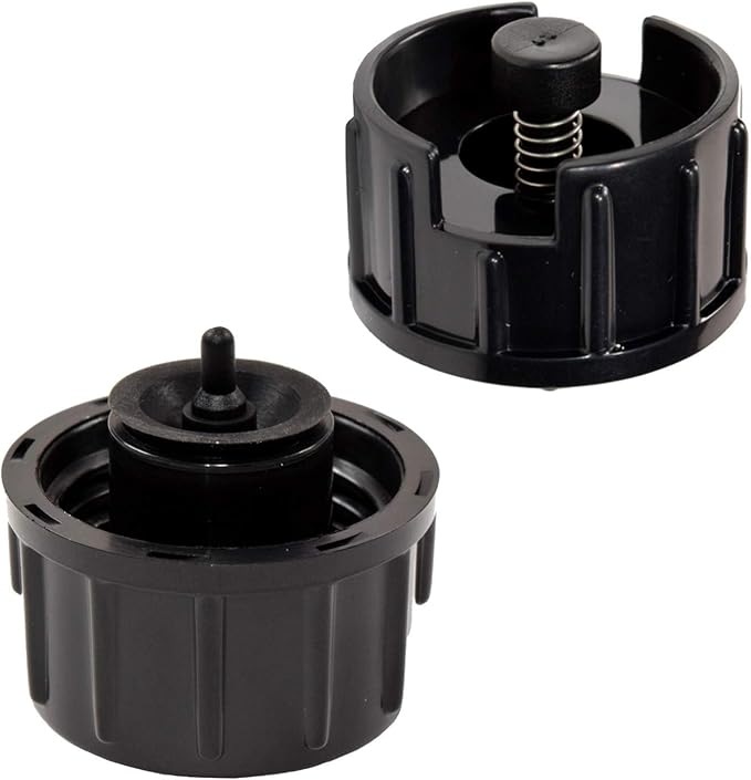 HQRP 2Pack Bottle Valve Cap Works with Bemis Essick Air AirCare 4D6