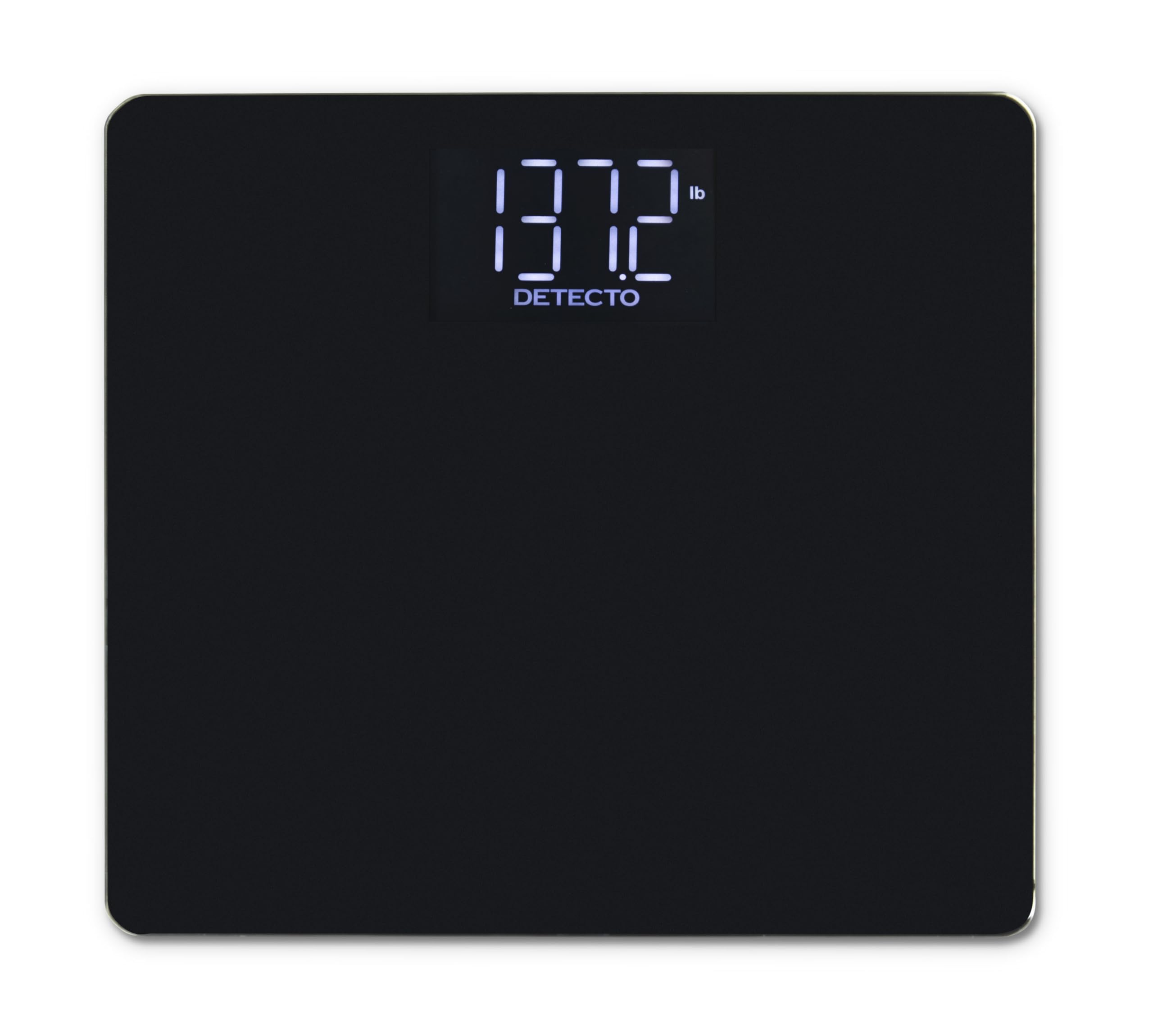 DETECTO Digital Bathroom Scale, Hidden Display When