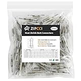 26-24 AWG Heat Shrink Butt Connectors - 100Pcs