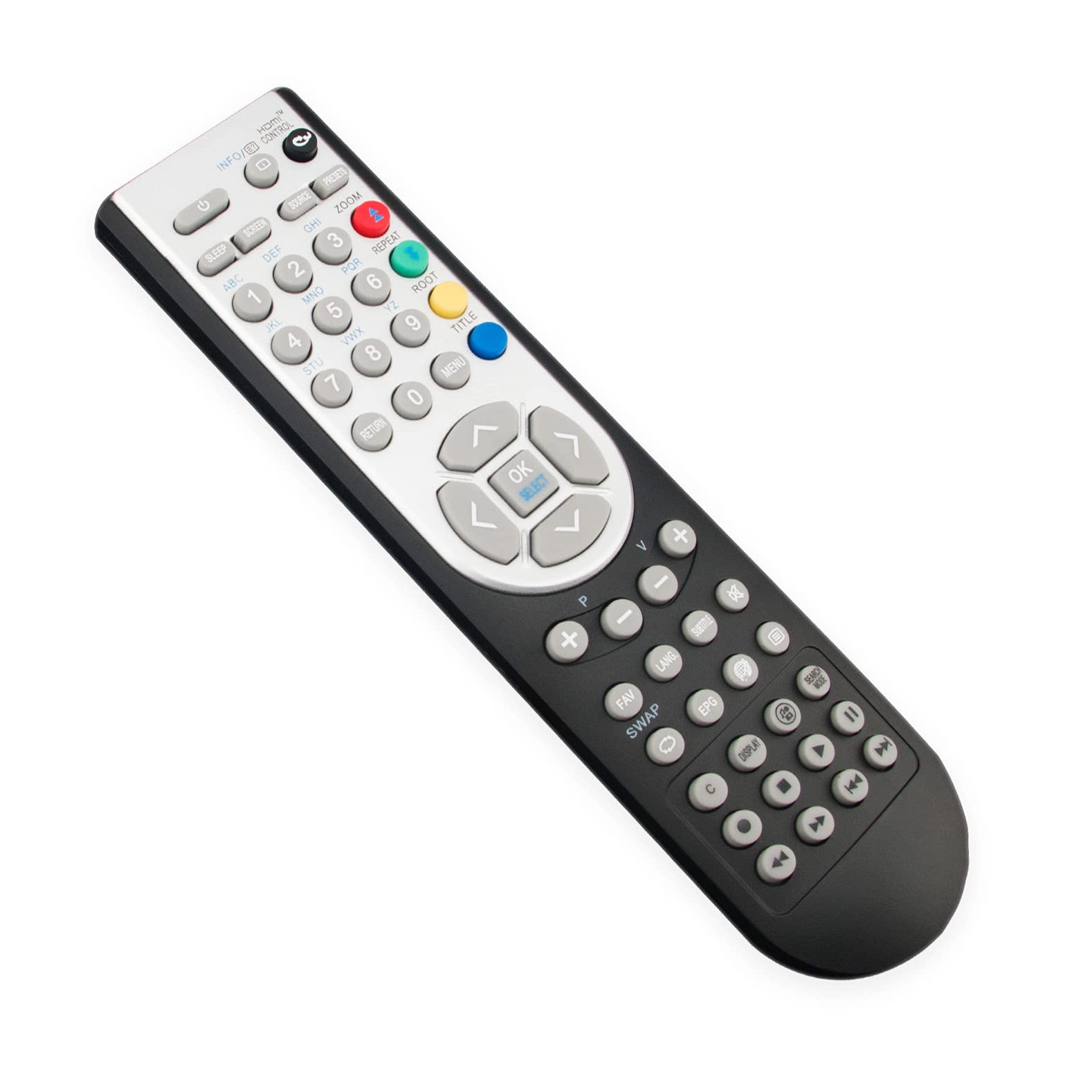 AULCMEET RC1900 Replacement Remote Control Compatible with Panasonic 4K OLED Smart TV Hitachi JMB Grundig Toshiba Finlux L22DP04E 16FL850VU 19FL850VU 19883-IDTV-HD-DVD JTC0119002R/01