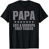 Funny Papa Art for Grandpa from Grandkids Father's Day Papa T-Shirt