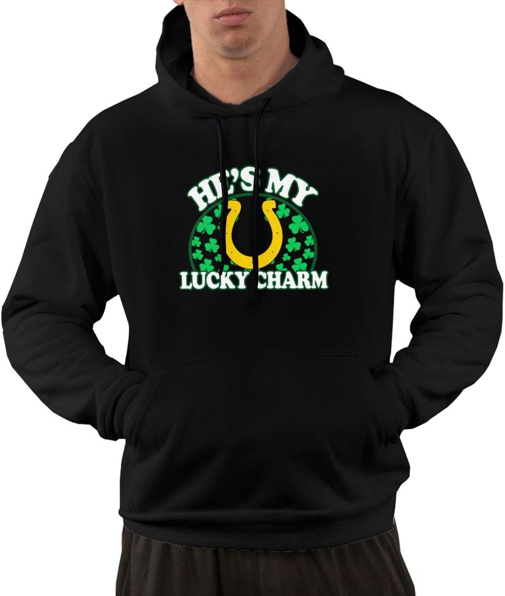 Nicegift Hes My Lucky Charm - St Patricks Day Couples Men's Sweatshirt Pullover Hoodie