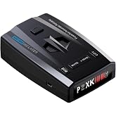 Laser/Radar Detector for Cars with Suction Cup Mount, 360&deg; Detection | X/K/Ka/KU/ST/CT Band &amp; Laser Detection, Long Range Detection, VG-2 Immune, Mute Memory, Led Display, Multi-Mode, Great Gifts