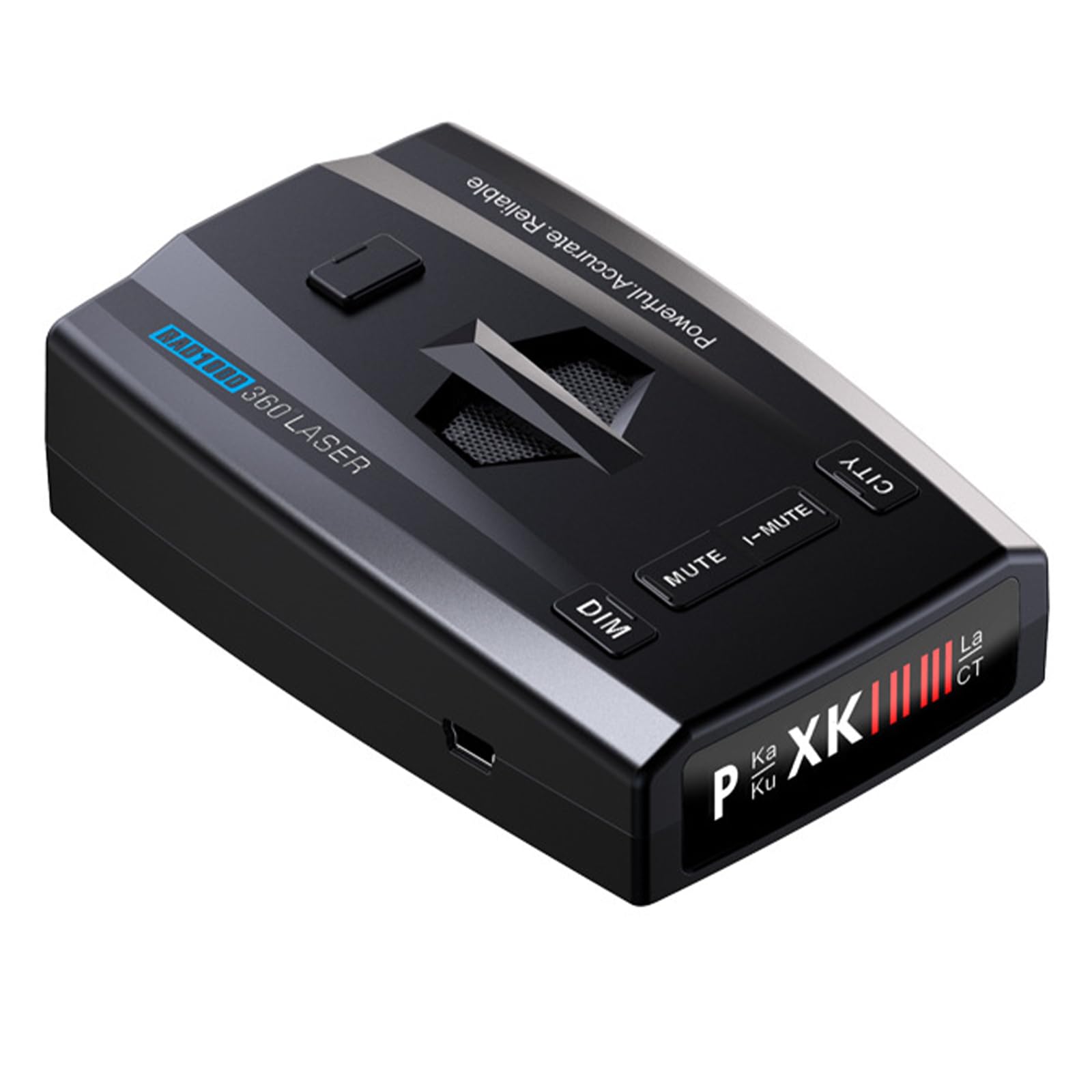 Photo 1 of RAD1000 Laser/Radar Detector for Cars with Suction Cup Mount - X/K/Ka/KU/ST/CT Band & Laser Detection, Long Range Detection, Led Display, Mute Memory, VG-2 Immune, Multi-Mode, Ideal Gifts for Cars