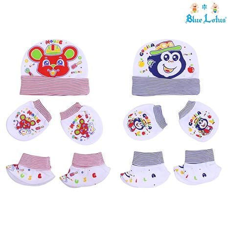 cap mittens booties set