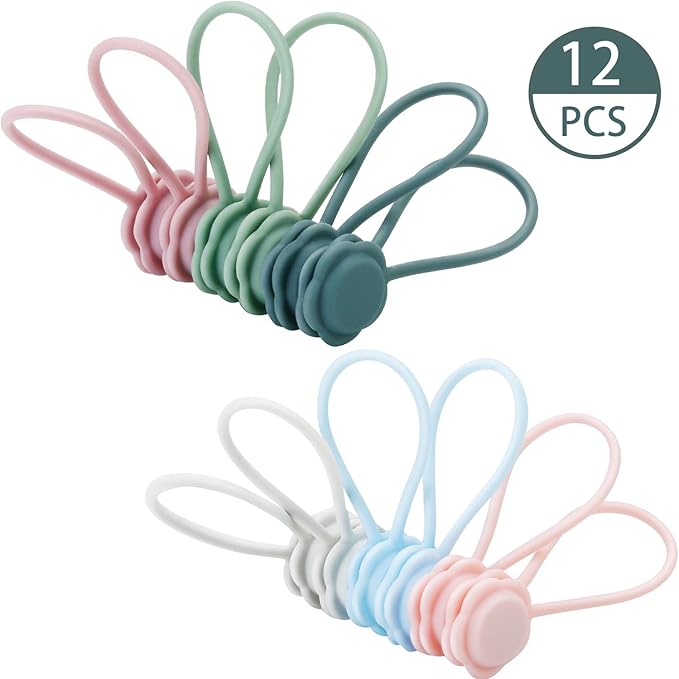 12 Pieces Cable Clips Cable Winders