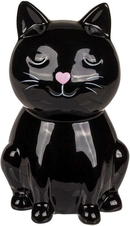 Ootb Tirelire Chat En Ceramique Noir Amazon Fr Cuisine Maison Ootb Tirelire Chat En Ceramique Noir Amazon Fr Cuisine Maison