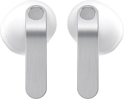 Galaxy Buds4, Auriculares Bluetooth, Audio 240bit/96 kHz, Cancelación de Ruido Adaptativa, Agente IA de Voz, Garantía del Fabricante 3 Años+1 Año Extra, Blanco (Versión Española)