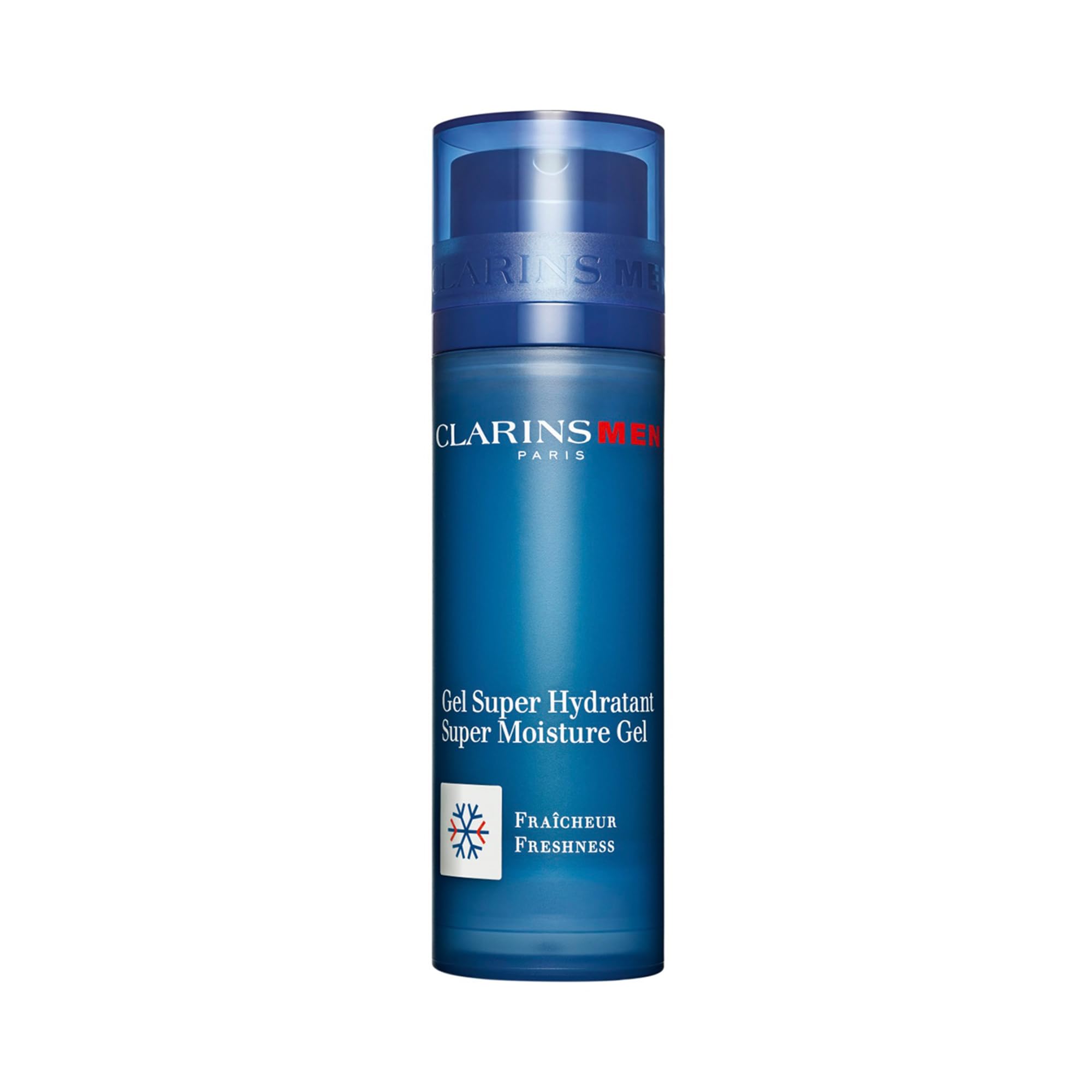 Clarins Men Super Moisture Gel 50ml | Lightweight, Oil-Free Moisturiser for Instant Hydration & Energised Skin
