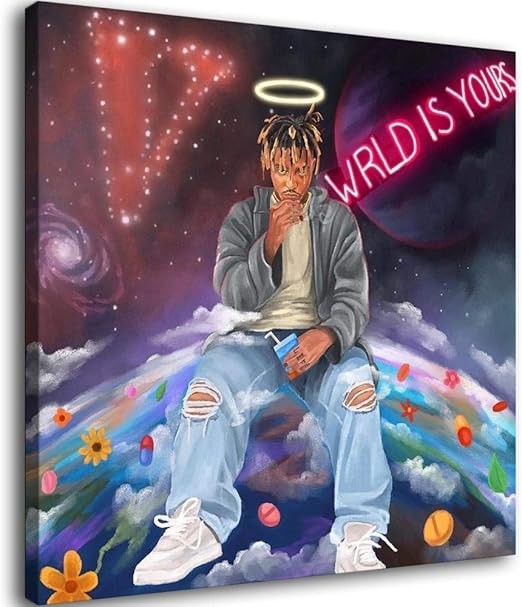 Amazon Com Lopiu Juice Wrld Death Race For Love Album Cover Goodbye Good Riddance Canvas Print Home Decor Paintings Wall Art Pictures Posters Presents Decor Posters Prints