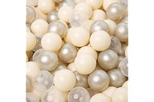 TRENDPLAY Ball Pit Balls Shapes for Toddlers - Safe and Durable Plastic Balls for Kids' Ball Pit, Play Tent, and Baby Pool, Dogs,Cats,Pets,Christmas Ball Pit Balls