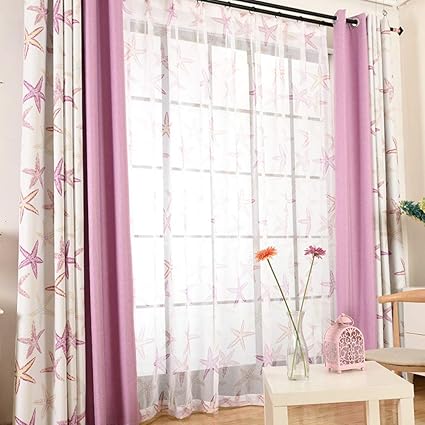 Amazon Com Yhviking Blackout Curtains Panels Double Sided