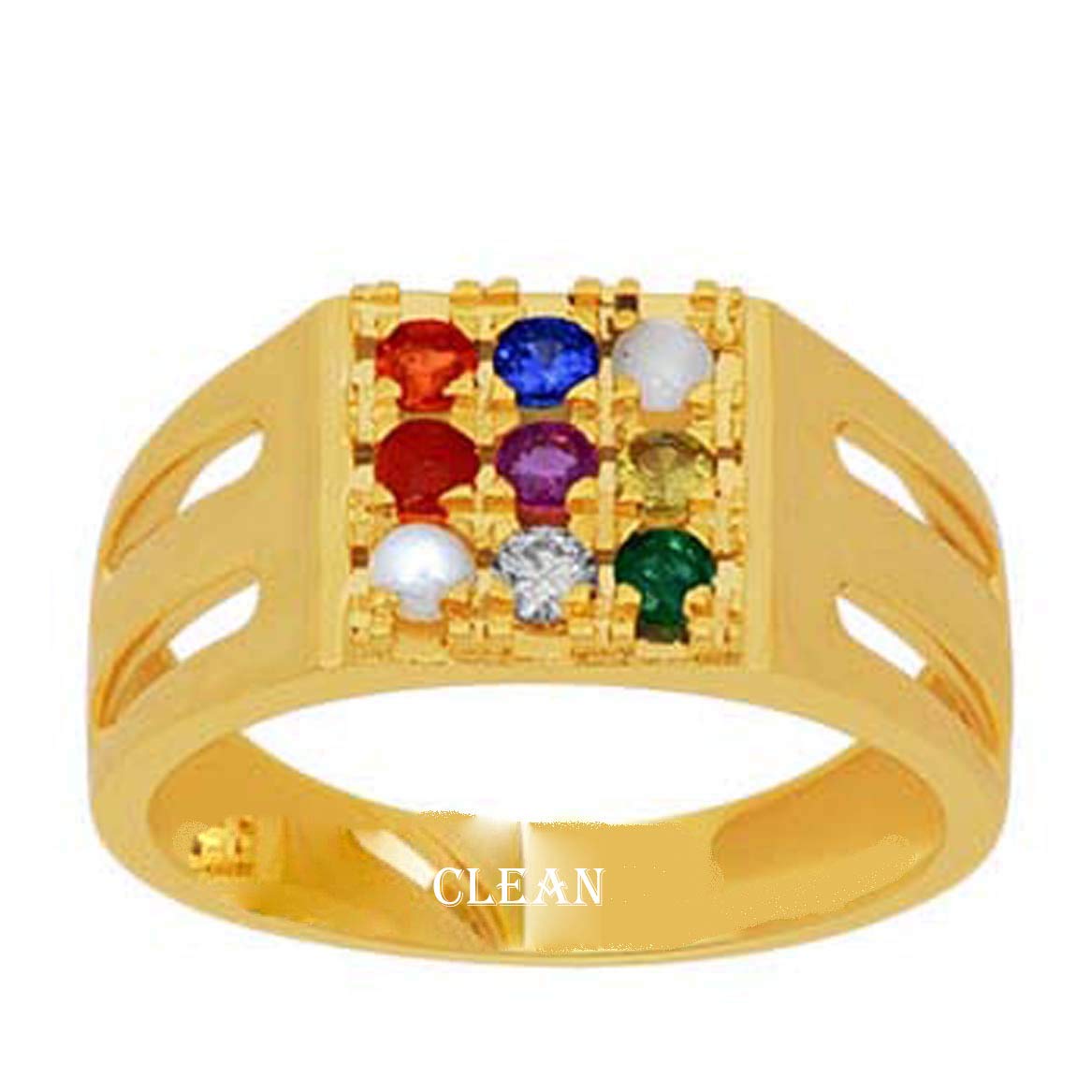 Buy Clean Gems Certified Natural Navaratna (9 Stones) Astrological