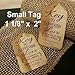 Key to Happiness is Love personalized and the ability to open a bottle. SMALL White or Tea Stained Favor Tag sets of 25 Tags 1 1/8