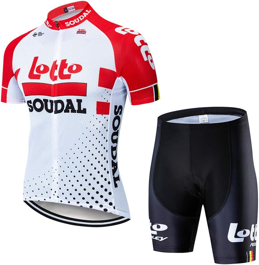 Completo Ciclismo Uomo Abbigliamento Ciclismo Estivo Set con Pantaloncini  Traspiranti Maglia Ciclismo Uomo Manica Corta Ciclismo Sport e tempo libero  berjaya.edu.my