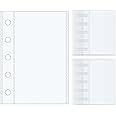 Mogoostry A8 Sheet Protectors for 5 Ring Binder, 20 Sheets Clear Page Protectors Plastic Photo Card Sleeves Double Layer Pocket Sheets