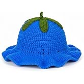 cheetahboo Knitted Fruit Hats for Womens - Blueberry Lemon Orange Hat Adult Women Teens Cosplay Halloween Costumes