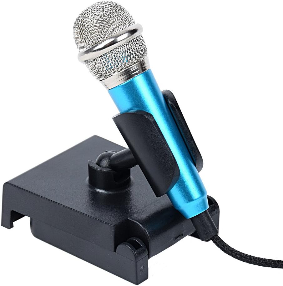 I3C Mini Condenser Microphone Mic Voice Recording Microphone Sound Studio Recording Broadcasting Microphone for Singing Skype Chatting Podcast Karaoke