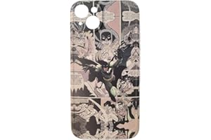 Husky-Cat Cartoon Spider Phone Case for 6.1/6.7 Inch Thermoplastic Urethane Phone Case Compatible with iPhone 14/15 (Bat, iPhone 14)