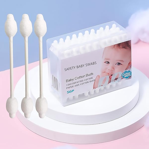 KIDS SAFETY COTTON SWABS WITH LARGE TIPS FOR...