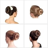 TRIXES Hair Bun Snap Band Styling Tool Pack of 3 Easy Updo Beauty Aid view 2