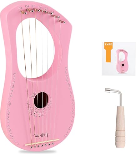 Amazon.com: Lyre Harp Package Includes: 8 String Lyre Harp +