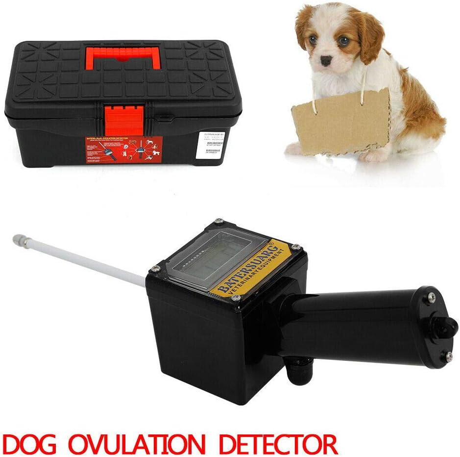 RanBB Dog Ovulation Detector, Breeder Tester Machine Canine Detecting Mating Testing Machine for Pregnancy Planning with Carrying Case