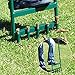 ALEKO LA01 Steel Coring Lawn Aerator with Hollow Tines 35.5 x 11 Inches Green
