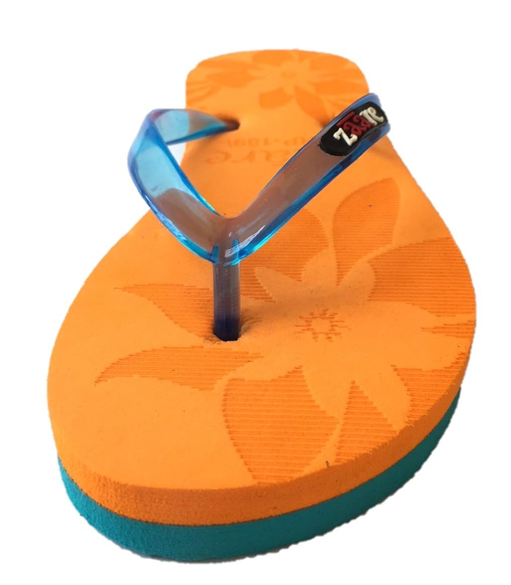 zaare women flip-flops & monsoon slipper - laser flower