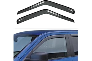 NOPOCA Sun Rain Snow Guard Wind Deflector Shade Window Visors Accessories Fit 94-04 Chevy S10 95-05 Chevy S10 Blazer 2-Door 94-04 GMC Sonoma 95-01 GMC S15 Jimmy 2-Door 96-00 Isuzu Hombre NP92127 2pcs