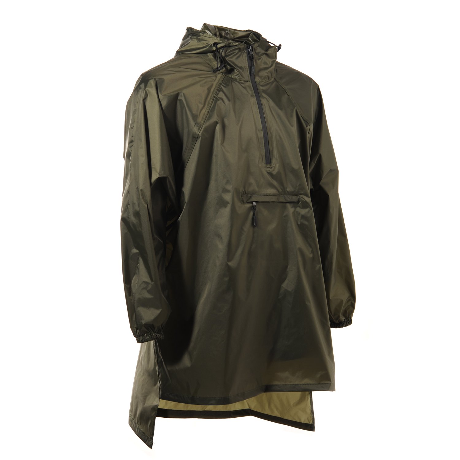 Chaqueta Impermeable Y Transpirable Para Hombre TOFOTL - Larga, Gris Carbón, Con Detalles Reflectantes