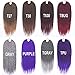 Refined 7Packs18inch 30stands/pack Senegalese Twist Crochet Braids 16 Colors Avaliable for Black Women Low Temperature Fiber Synthetic Braiding Hair Extensions (18inch,#530)