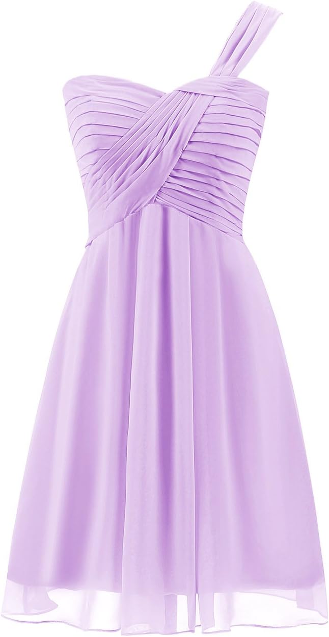 Clearbridal Women's Short Chiffon Prom Party Gowns Bridesmaid Dress CSD247