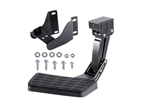 F150 Rear Bed Step for Ford F-150 2015 2016 2017 2018 2019 2020 Truck Bed Side Step Retractable Bumper Step Tailgate Bedstep 