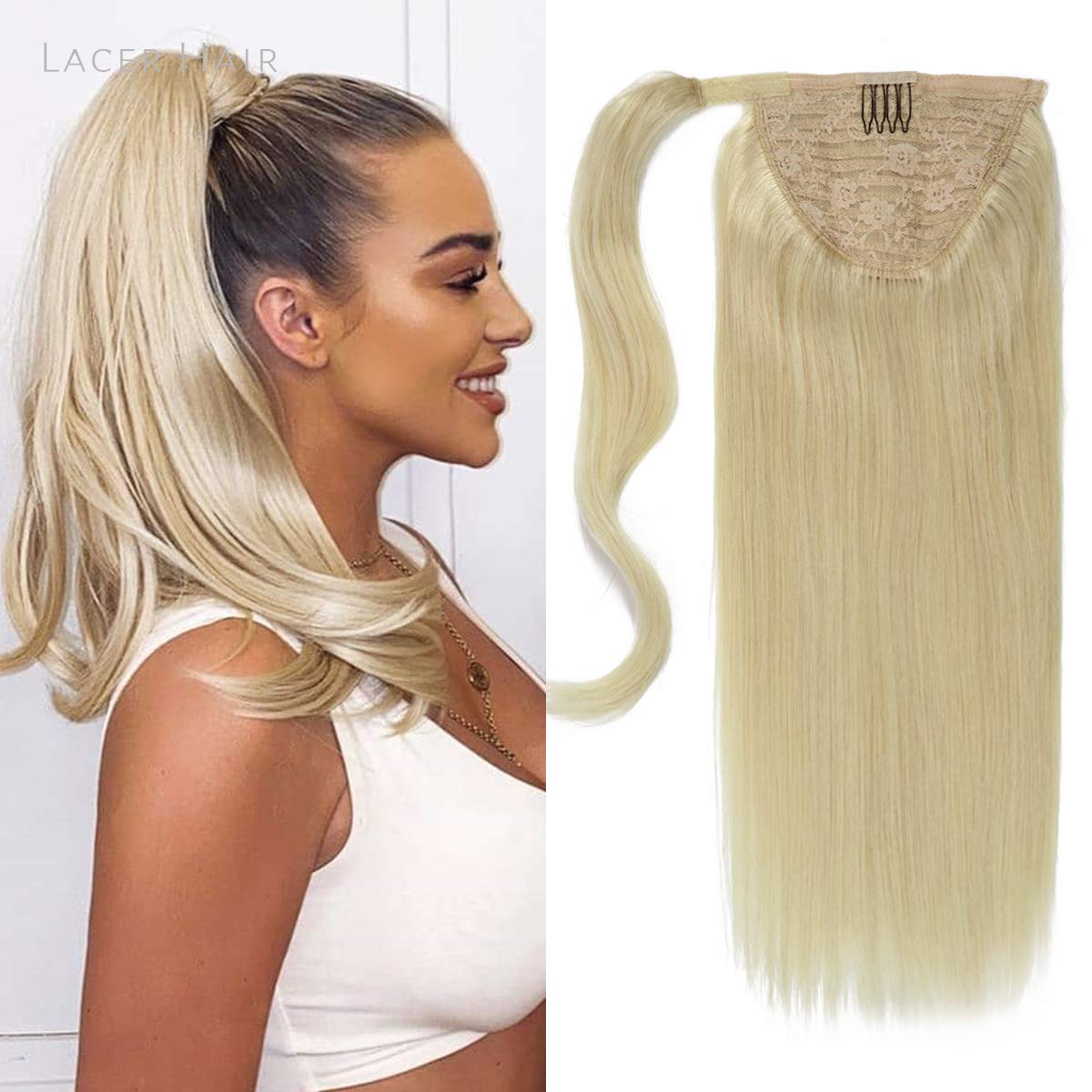 Remy Human Hair Wrap Around Ponytail 