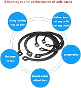 Lemiyoo 510pc Circlip C-Clip E-Clip Retaining Rings Assortment 3-32mm Internal view 4