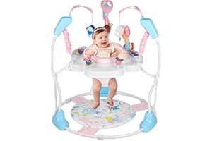 Otrolepota Baby Activity Center, Infant Jumpers and Bouncers with Music, Lights, Infant Toys, 360°Rotating Seat, 3 Adjustable Heights, Baby Play and Learning Center for 6+ Months